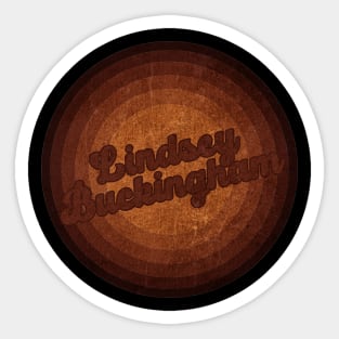 Lindsey Buckingham - Vintage Style Sticker